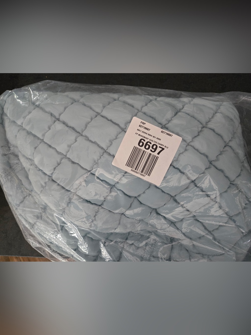 NWT FP Movement Quilted Caryall Bag ~Light Blue~ RARE COLOR - Picture 2 of 2